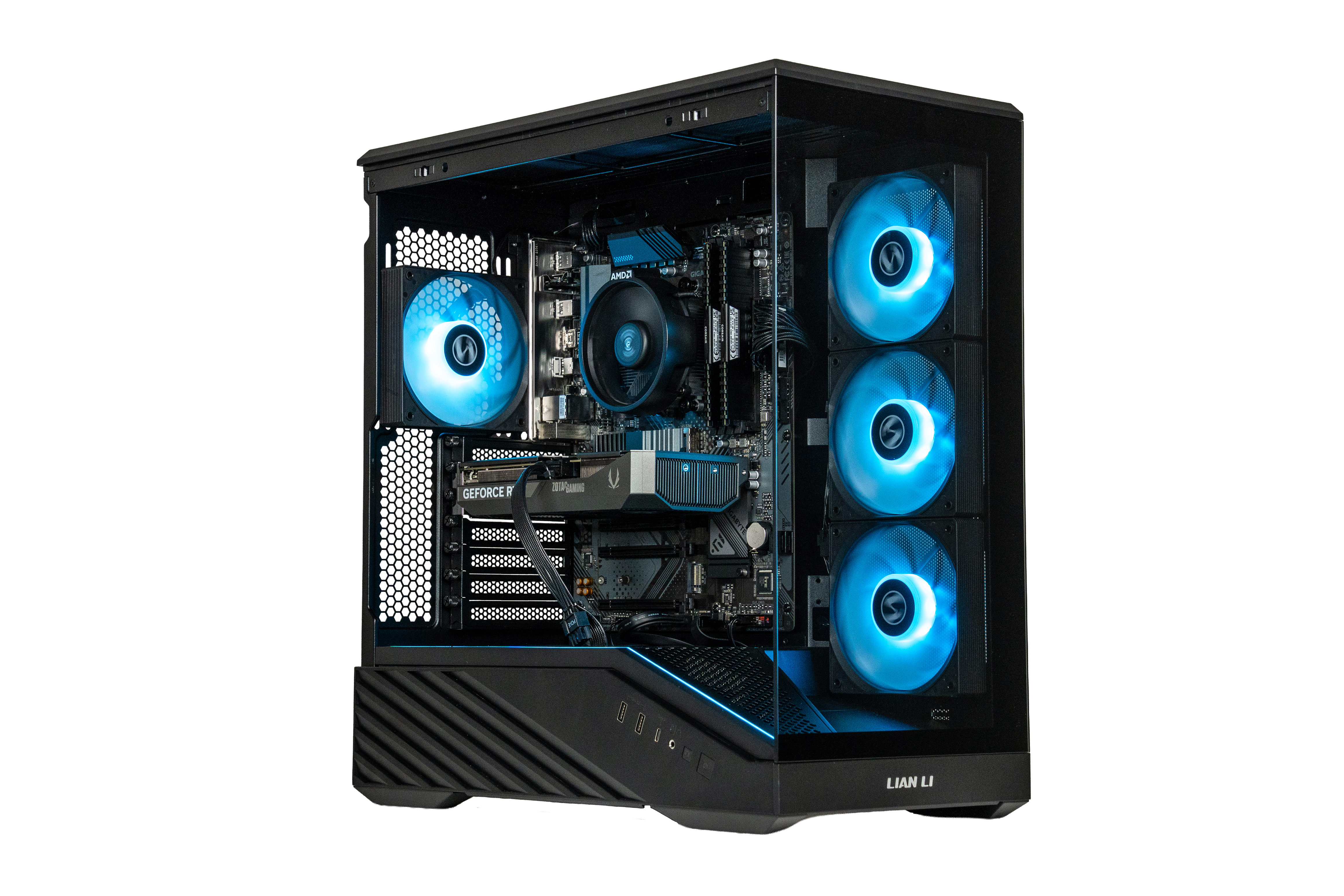 Mid Range Black/RGB Gaming PC
