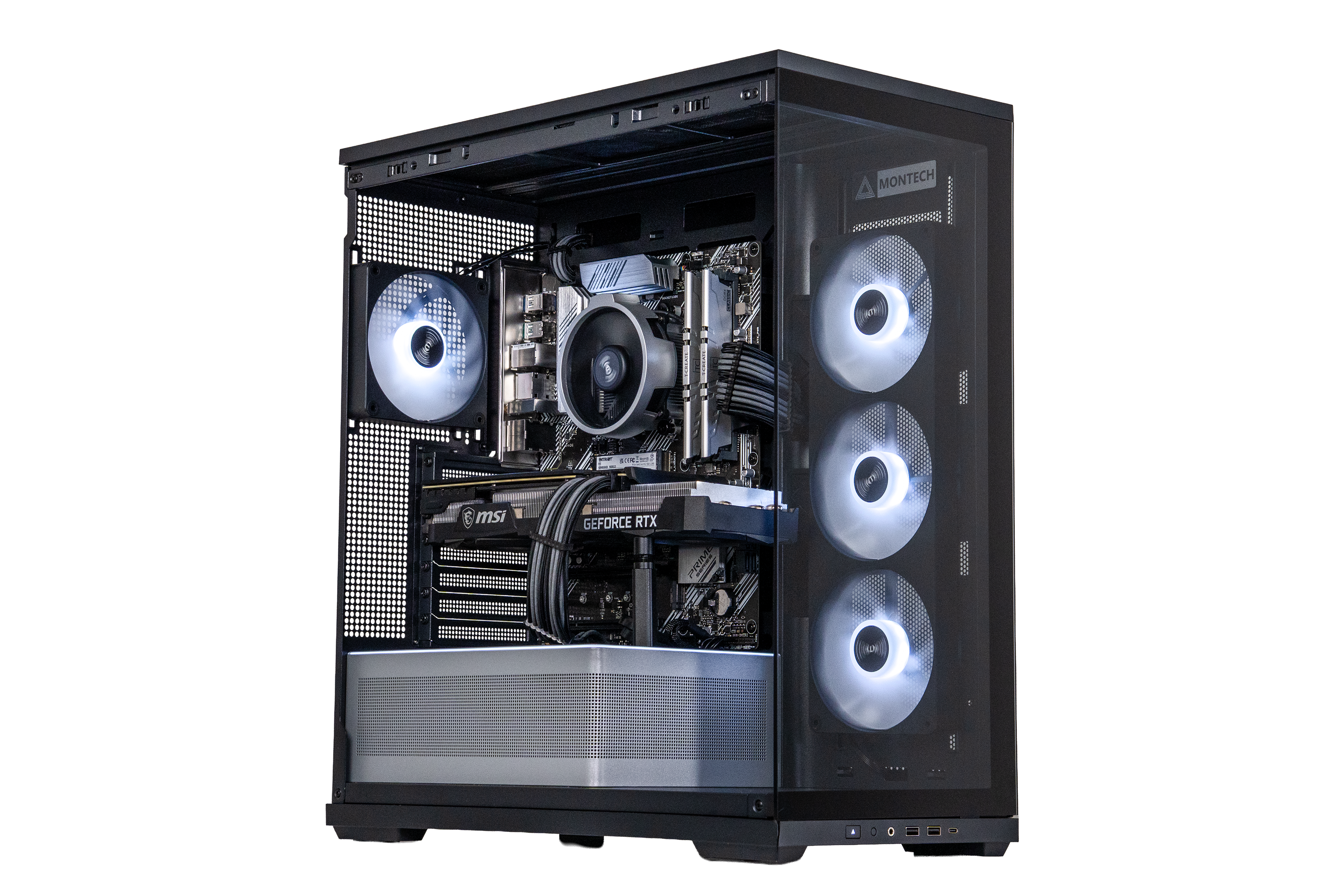 Mid Range Black/RGB Gaming PC