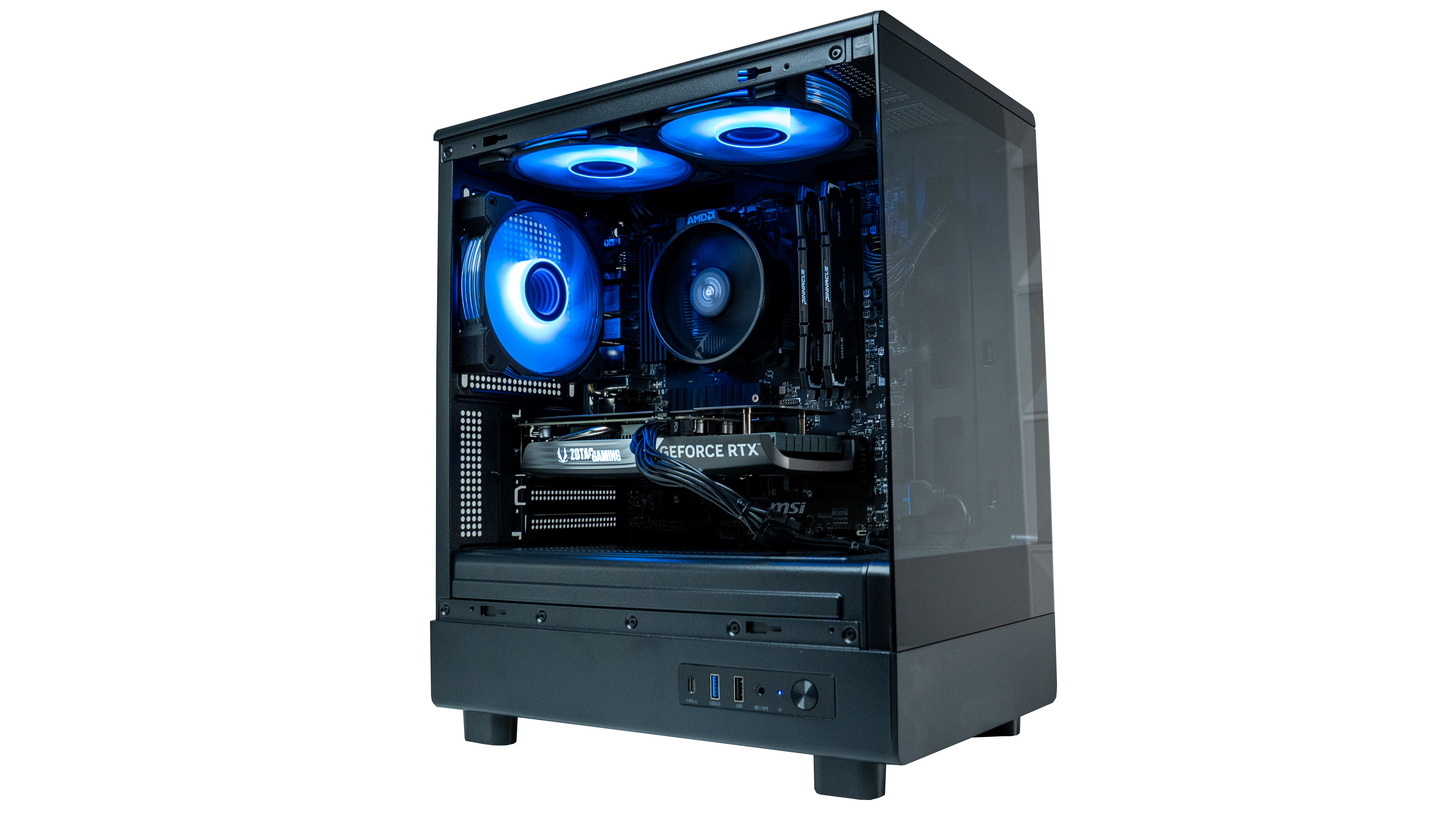 Budget Black/RGB Gaming PC