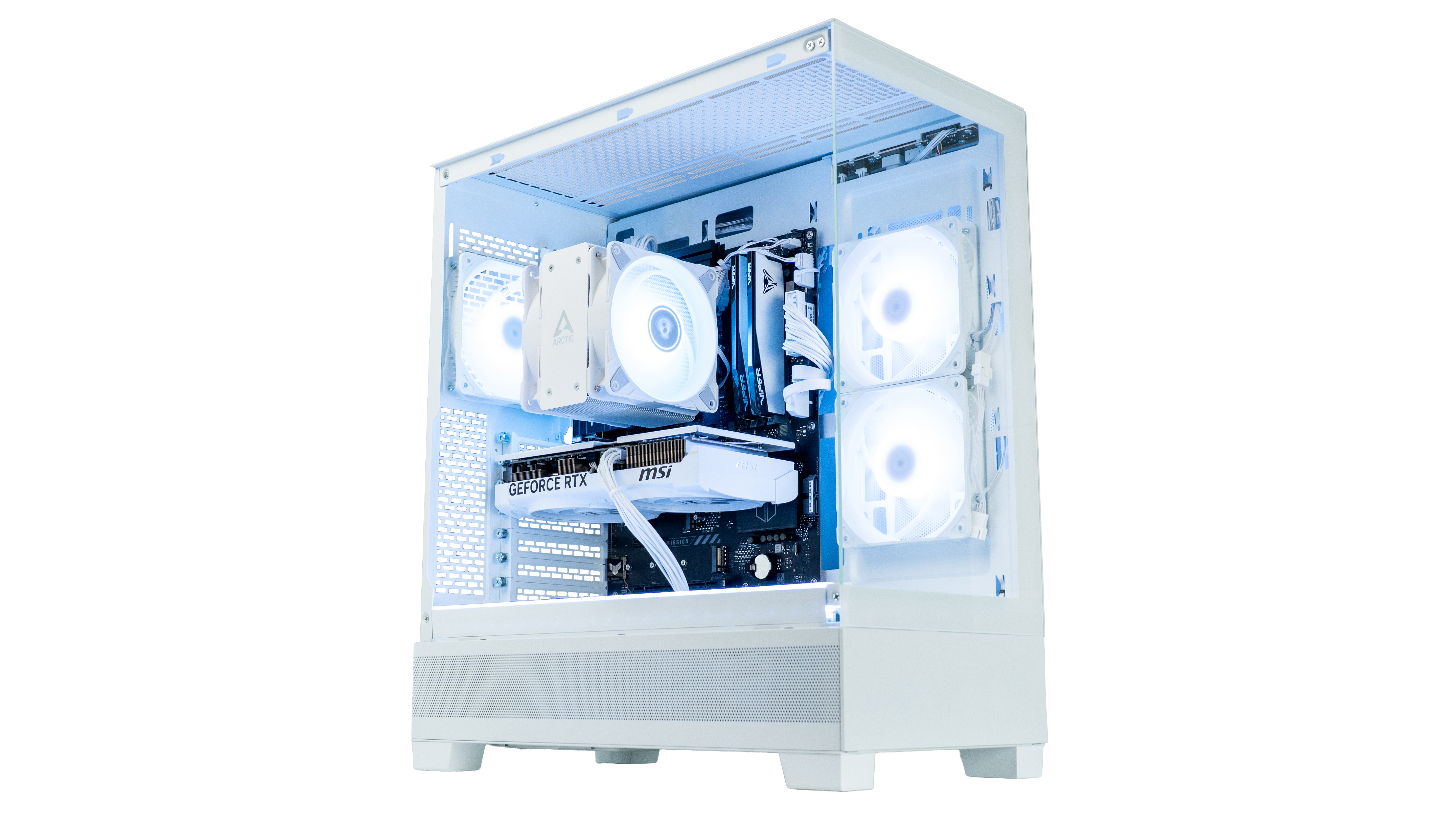 Mid Range All White Gaming PC