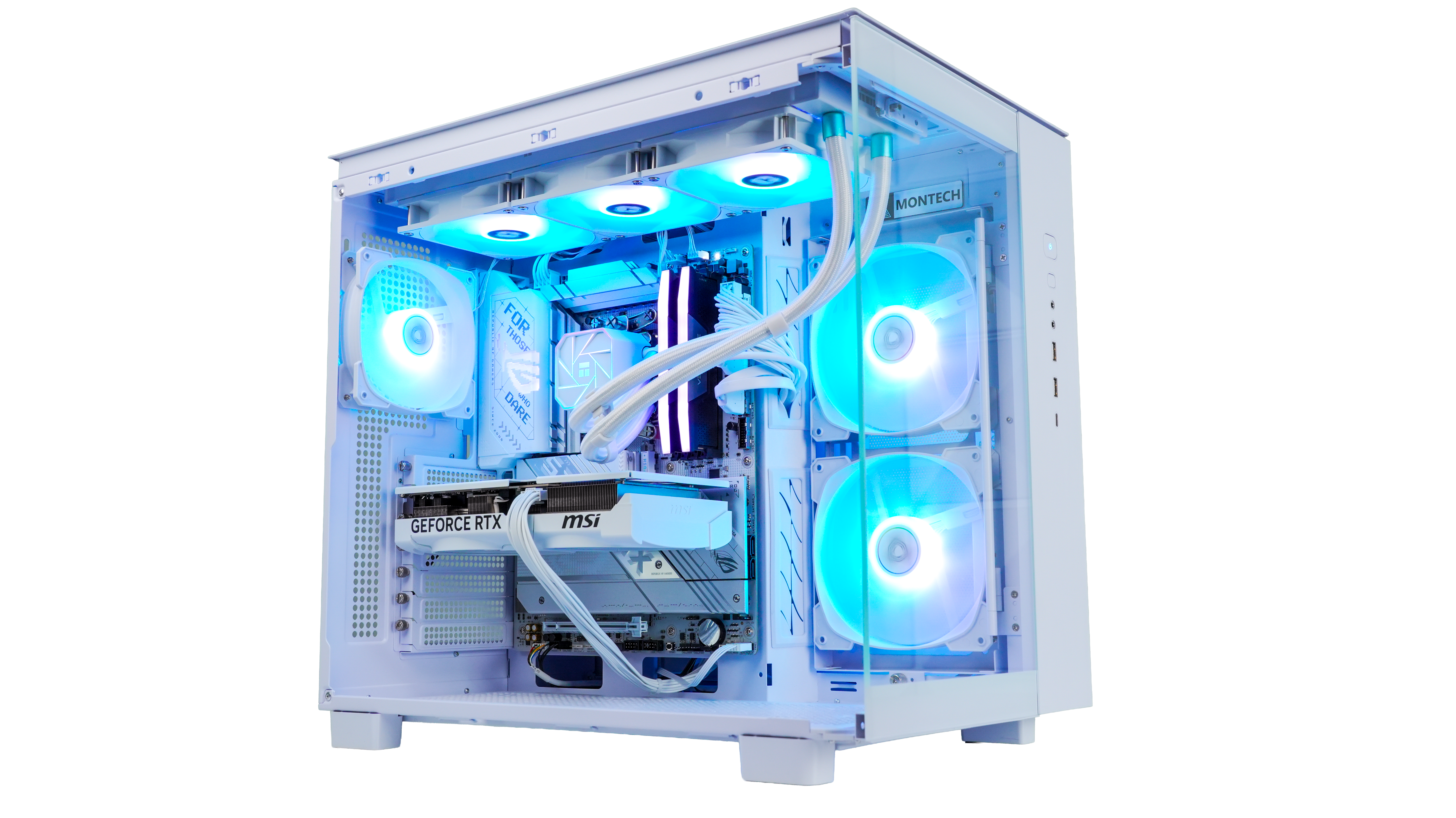 Mid Range White/RGB Gaming PC – Zach's Tech Turf