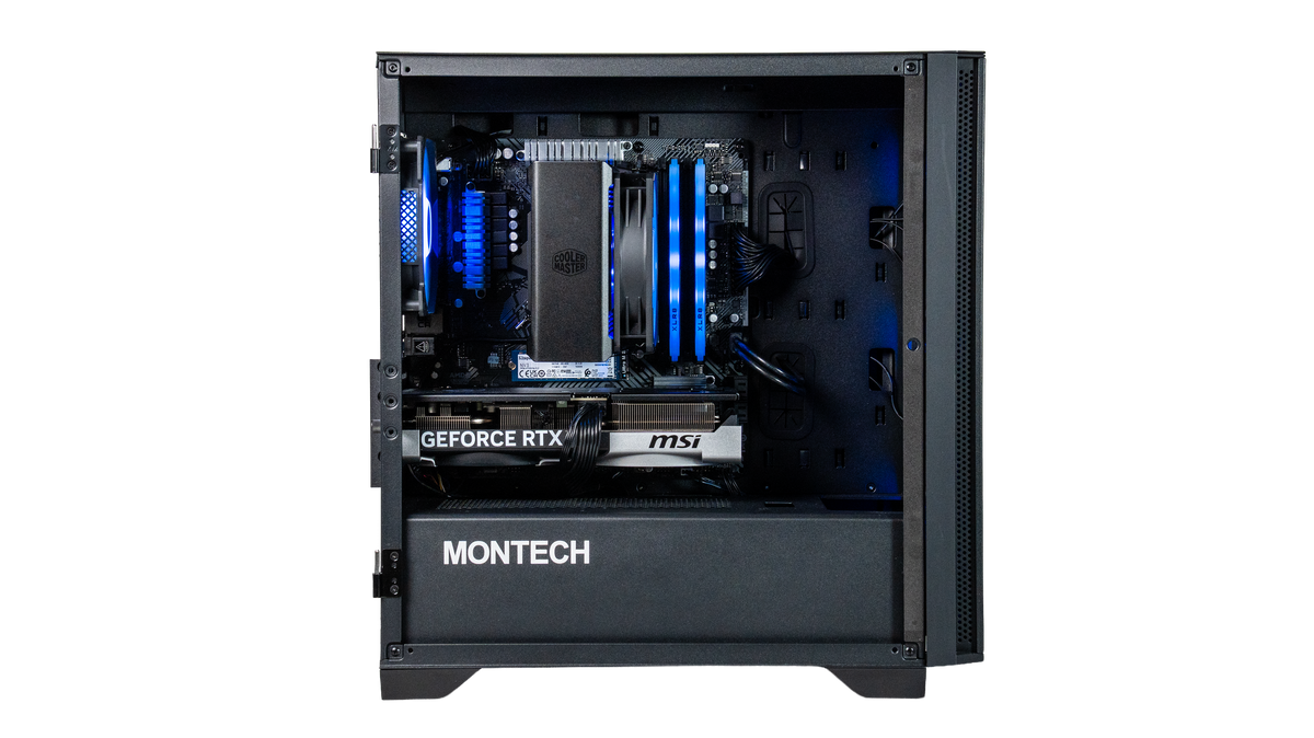 Mid Range Black RGB Gaming PC