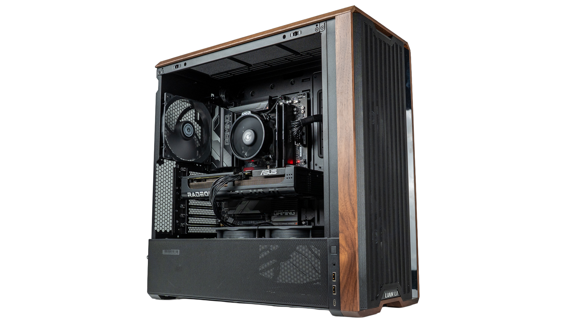 Mid Range Black/Wood Gaming PC