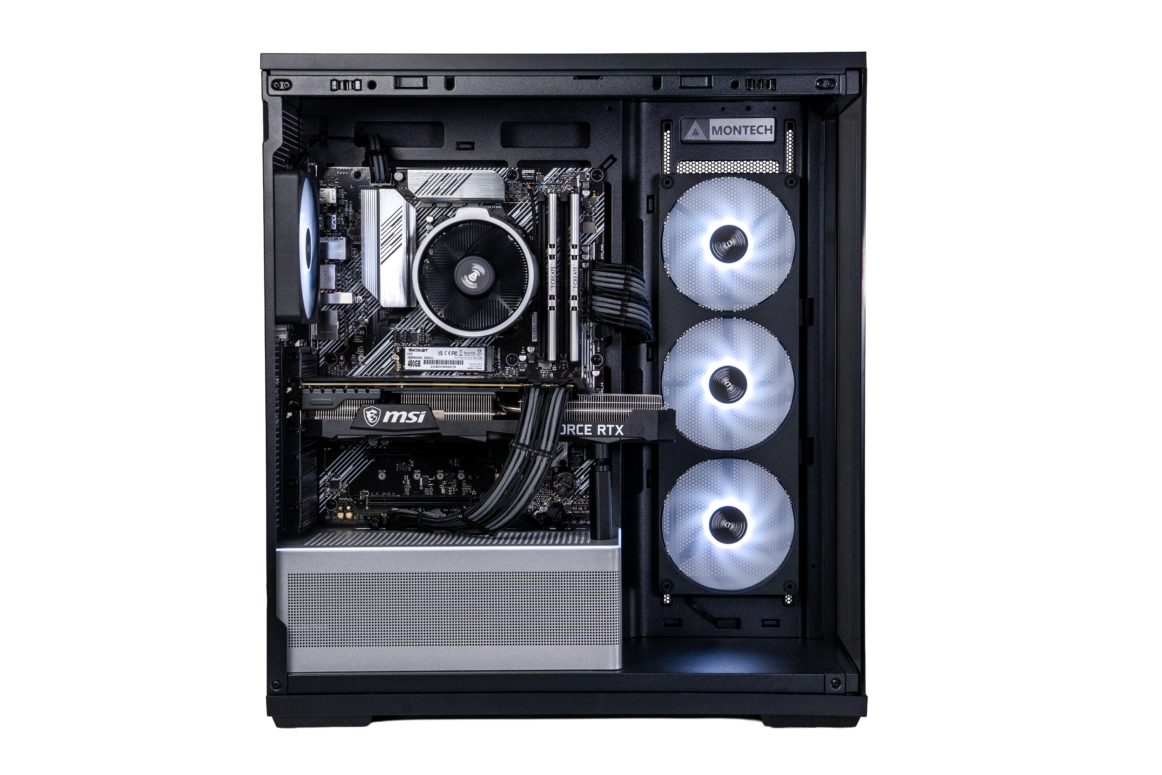 Mid Range Black/RGB Gaming PC