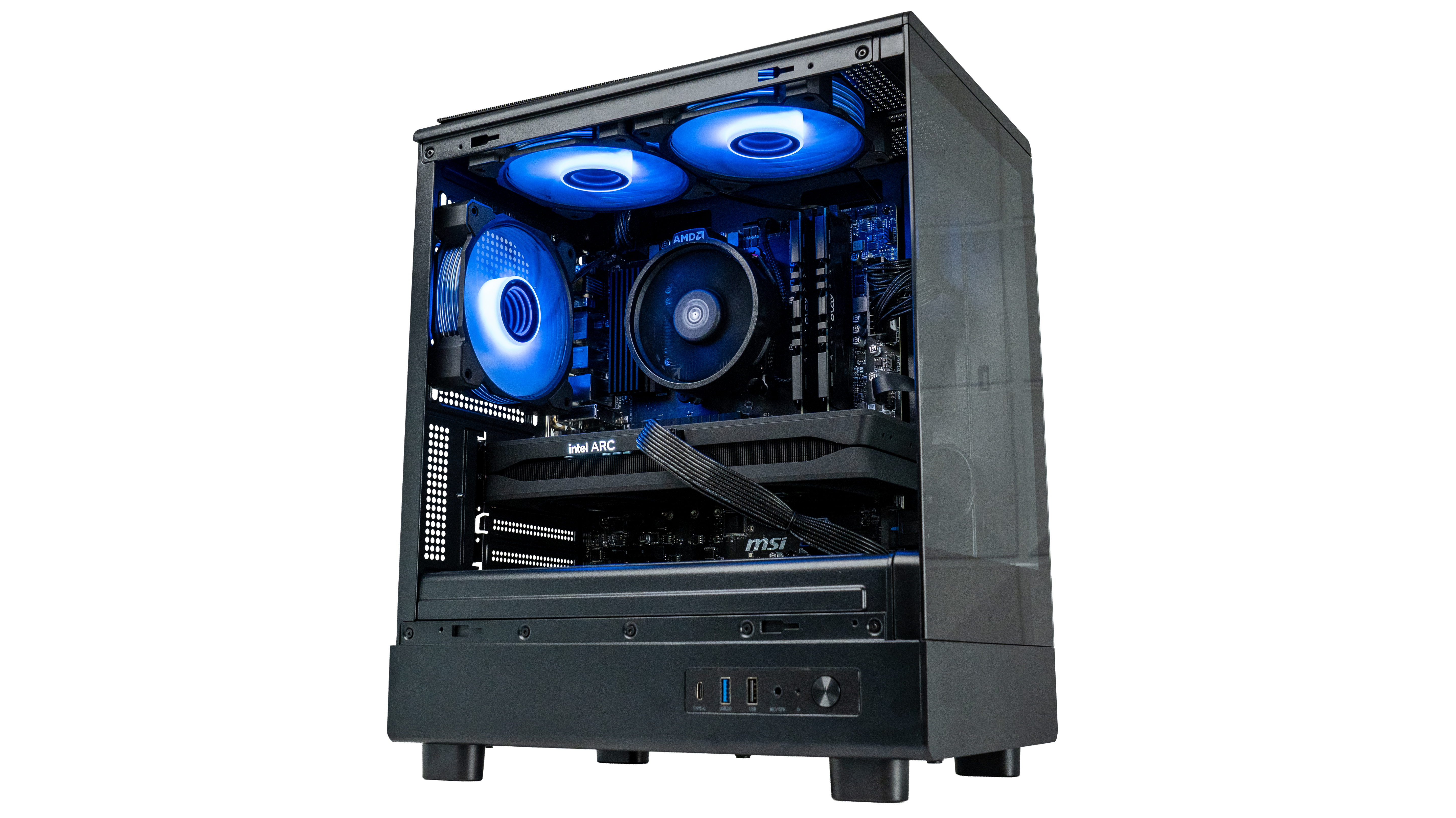 Entry Level Black/RGB Gaming PC