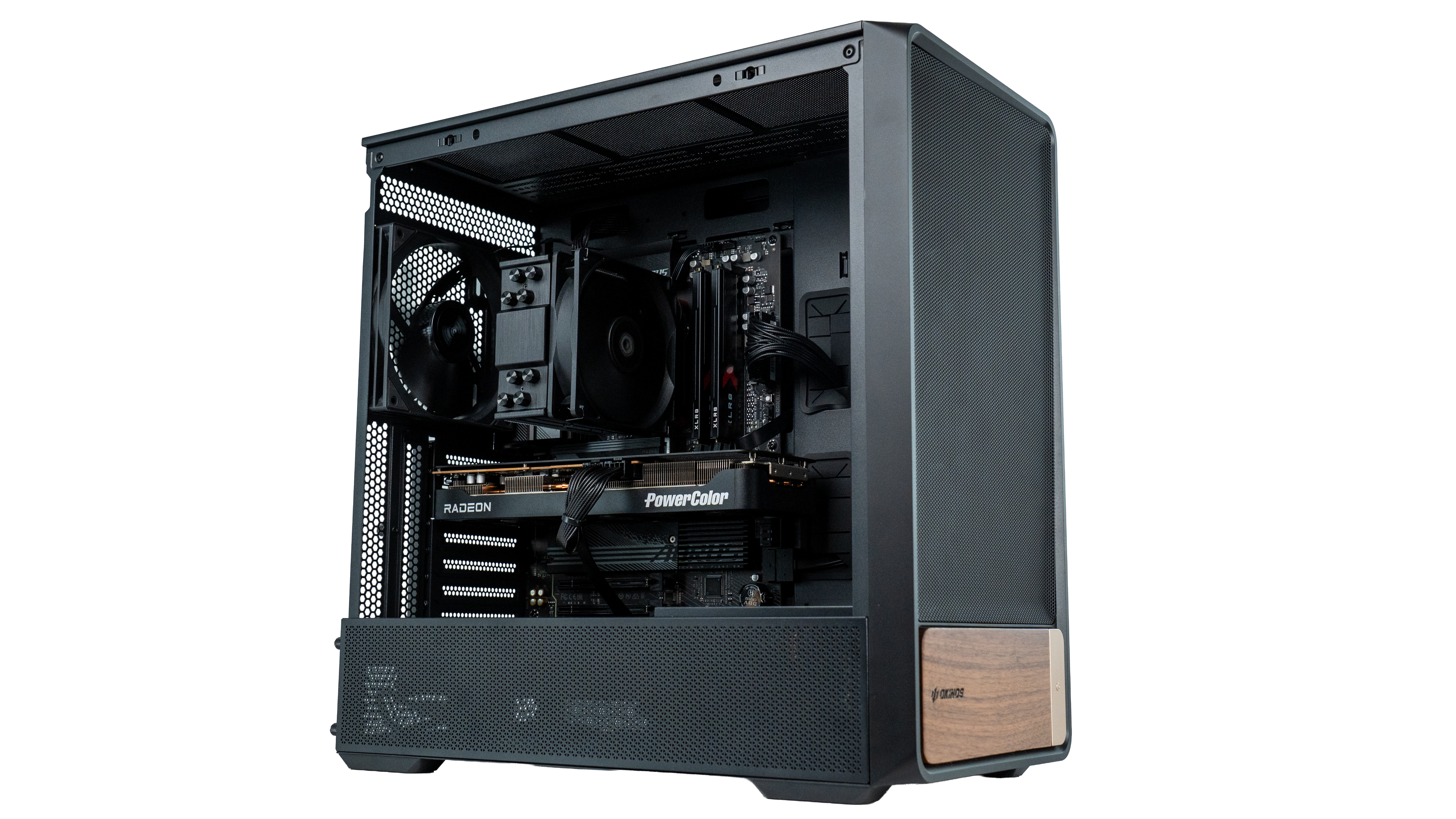 Black/Wood Mid Range Gaming PC