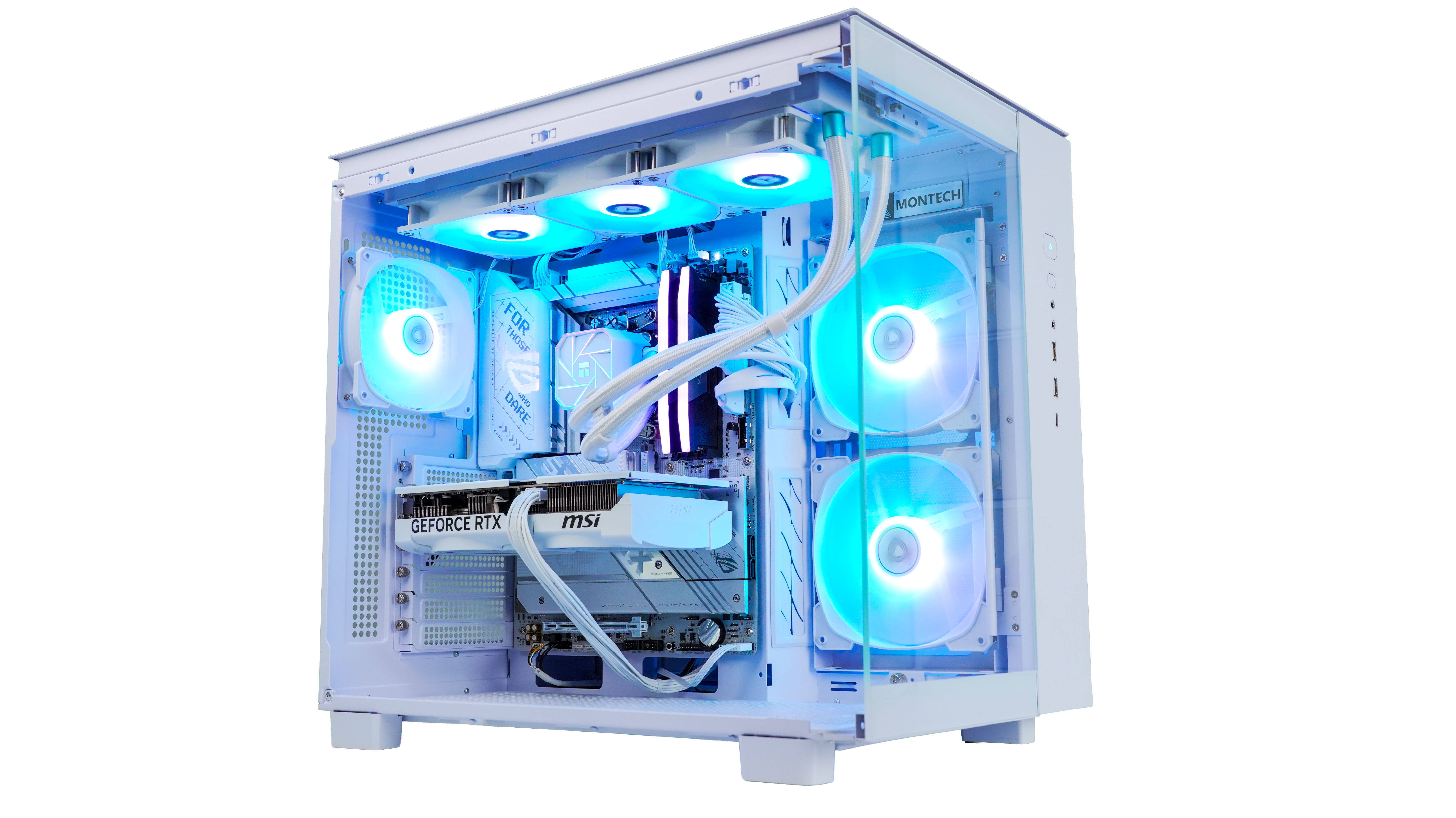 Mid Range White/RGB Gaming PC – Zach's Tech Turf